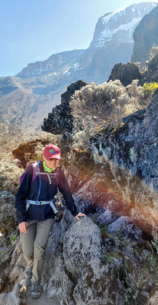 Barranco Wall on Machame Route - challenging yet rewarding climb