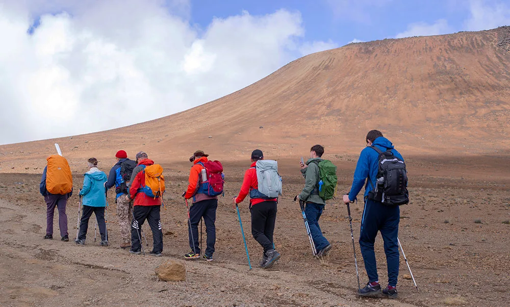 Kilimanjaro climbers every year, seasonal crowds
