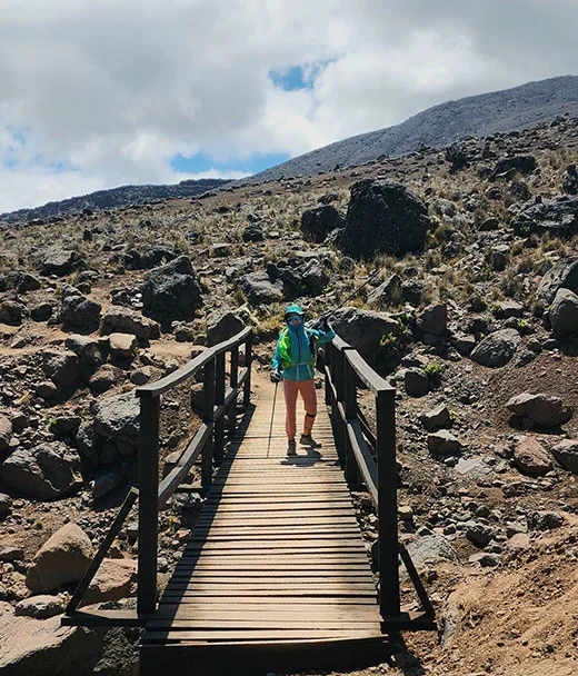 Lava Tower Bridge - iconic landmark on Machame Route